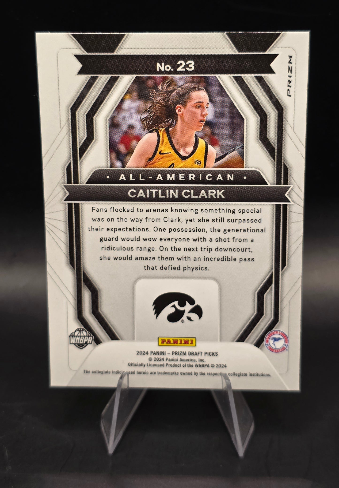 2024 Panini Prizm Draft Picks All American Caitlin Clark #23 Green Prizm