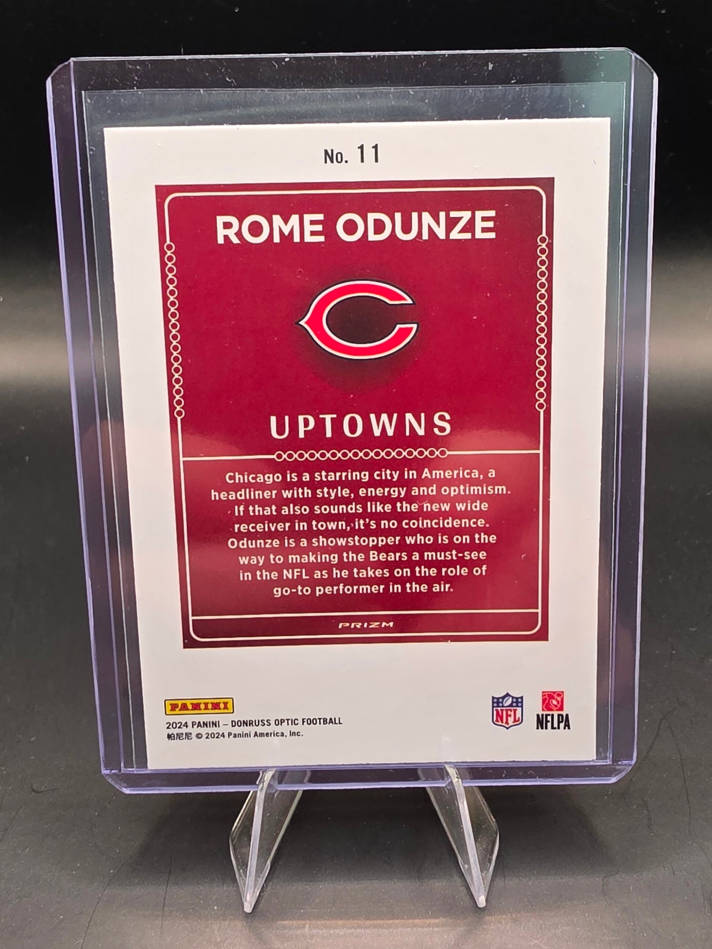 2024 Panini Donruss Optic Football Rome Odunze Uptown