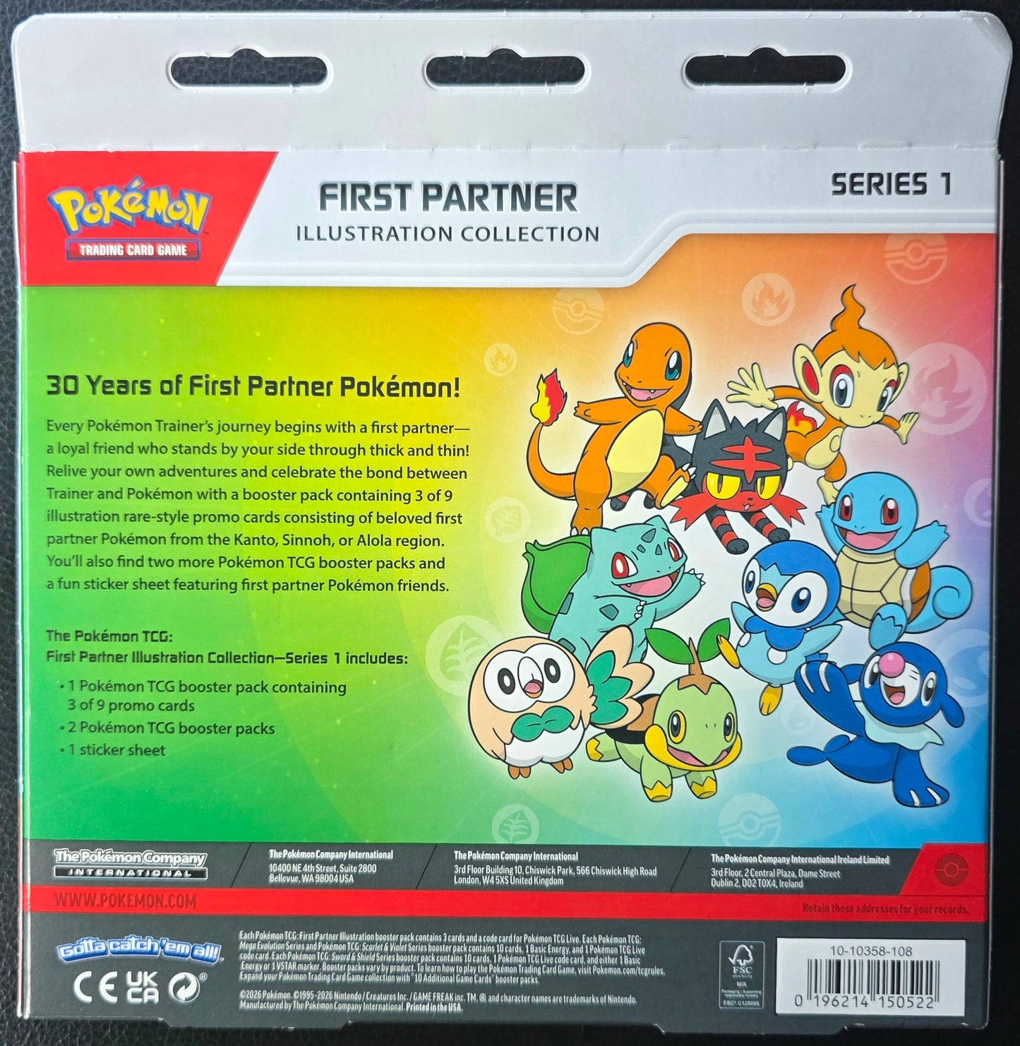Pokémon TCG: First Partner Illustration Collection—Series 1