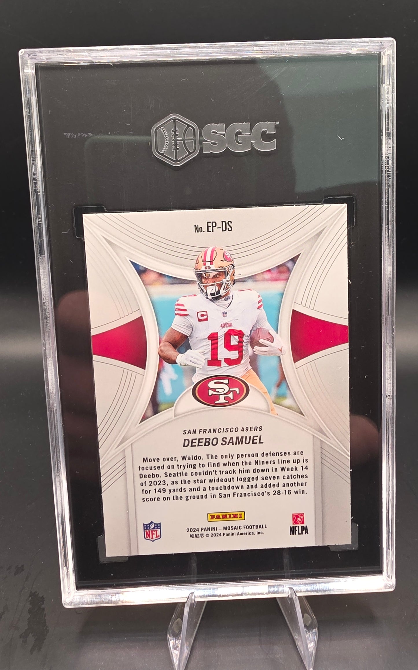 2024 Panini Mosaic EP-DS Deebo Samuel Epic Performers