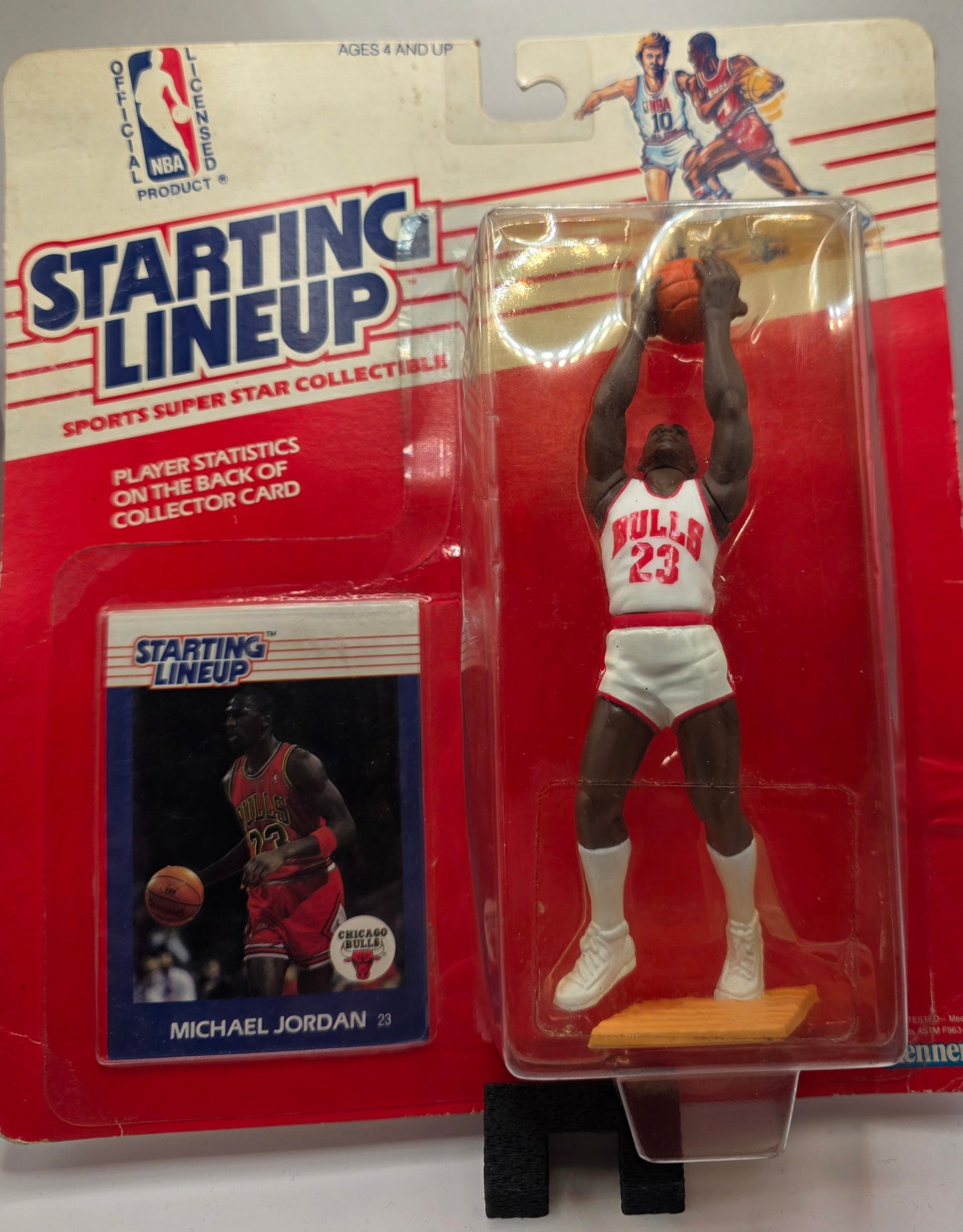 This is a Vintage 1988 Kenner Starting Lineup Michael Jordan