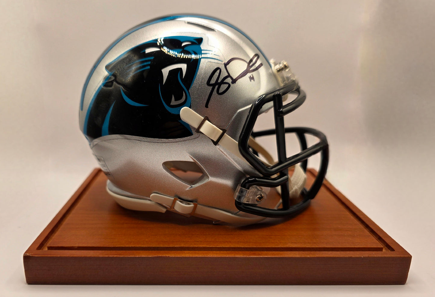 Carolina Panthers Sam Darold Signed Speed Mini Helmet