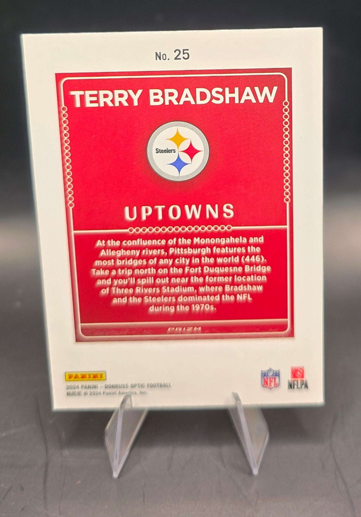2024 Panini Donruss Optic Terry Bradshaw Uptown