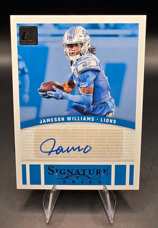 2024 Panini Donruss Football Signature Series Jameson Williams