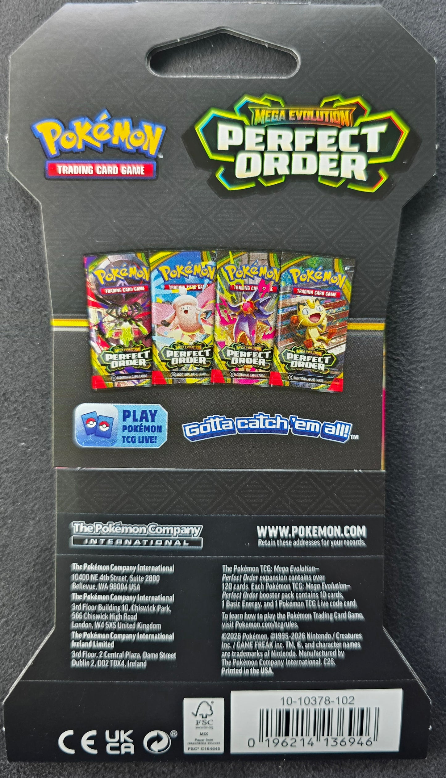 Pokémon Mega Evolution Perfect Order