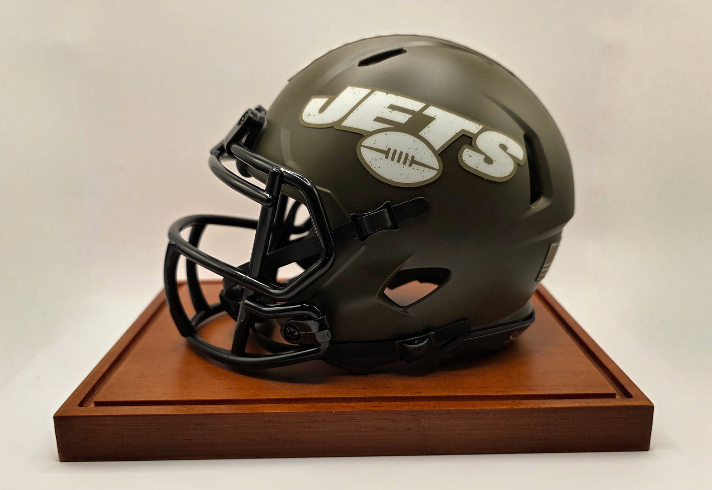 New York Jets Darrelle Revis Salute to Service Signed Mini Helmet