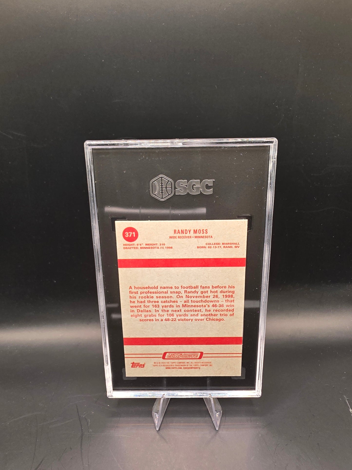 2023 Donruss Optic Joe Burrow #42 SGC GEM MT 10