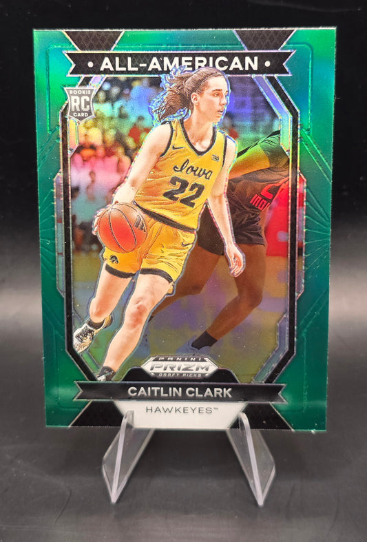 2024 Panini Prizm Draft Picks All American Caitlin Clark #23 Green Prizm
