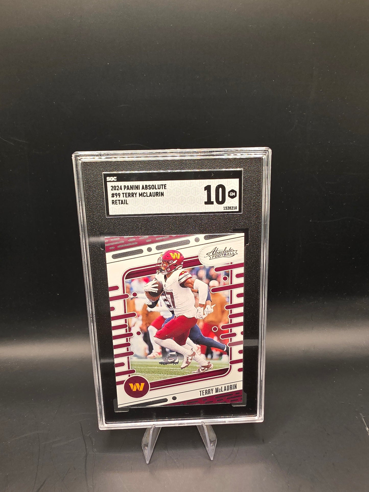 2024 Panini Absolute Terry McLaurin #99 SGC GEM MT 10