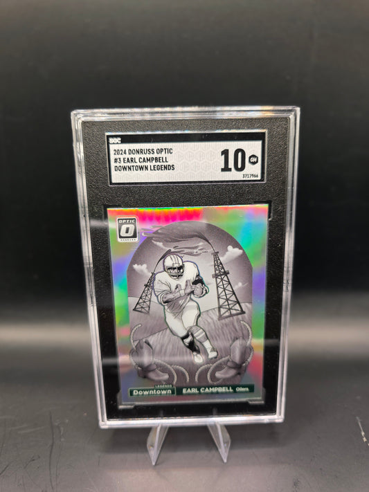 2024 Donruss Optic #3 Earl Campbell Downtown Legends SGC 10 GM
