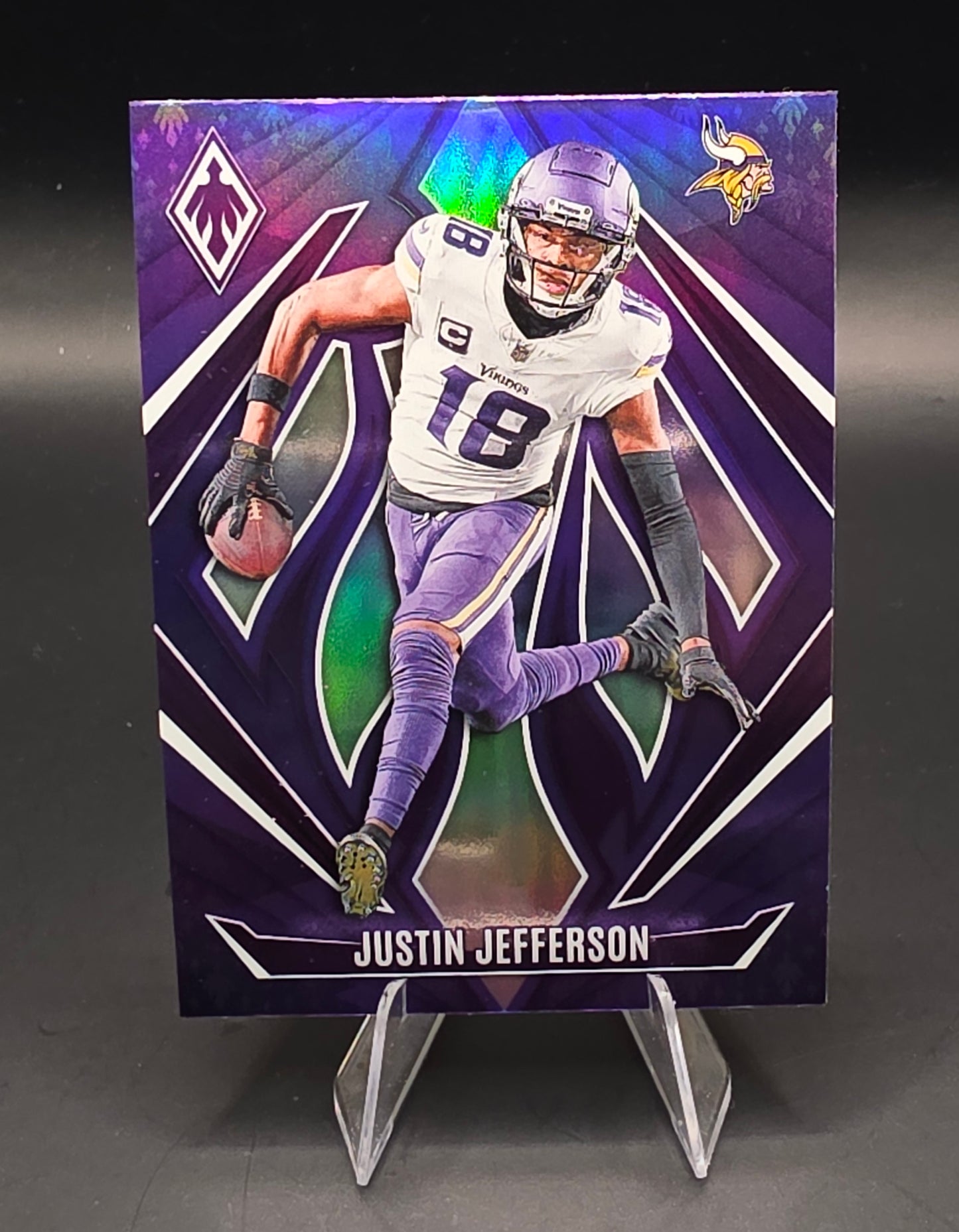 2024 Panini Phoenix Football Justin Jefferson Purple