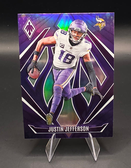 2024 Panini Phoenix Football Justin Jefferson Purple