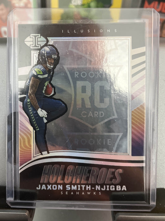 2023 Panini Illusions Football Holoheroes Jaxon Smith-Njigba No. 20