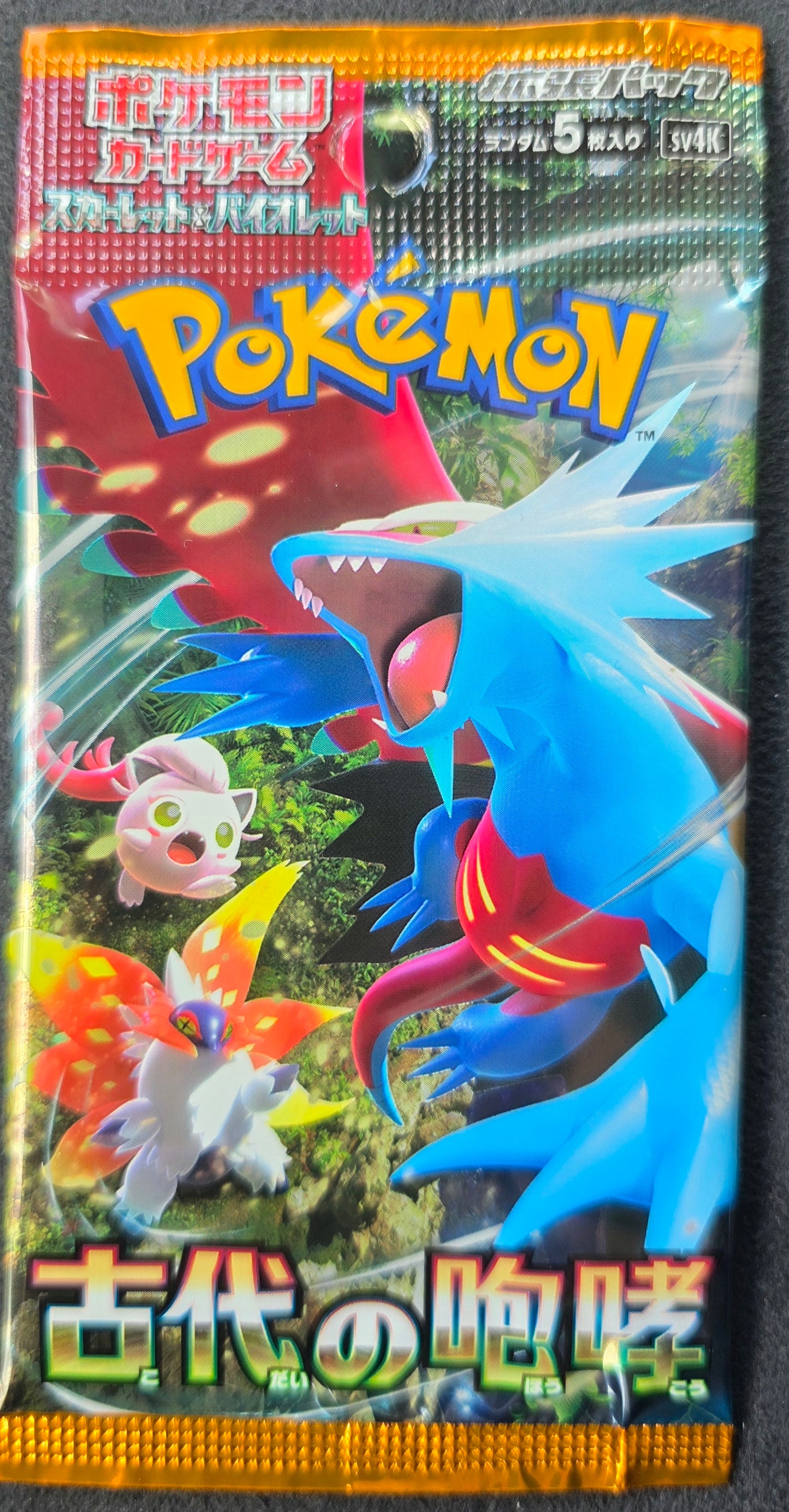 Pokemon Card Ancient Roar sv4K Booster pack Scarlet & Violet Japanese