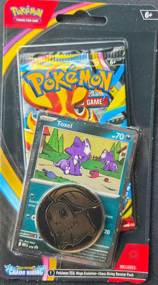 Checklane Blister Pack (1 Booster Pack, Toxel Promo Card & Coin)