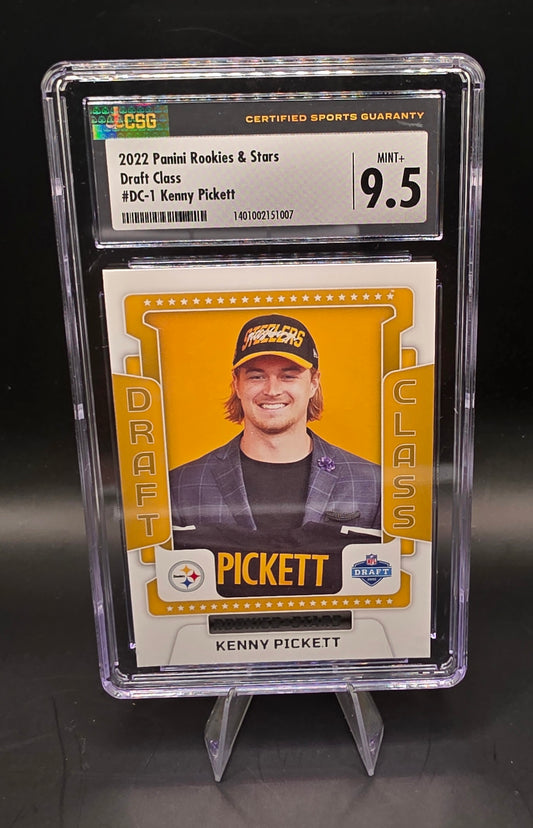 2022 Panini Rookies & Stars Draft Class Kenny Pickett #DC-1 CSG 9.5 MINT