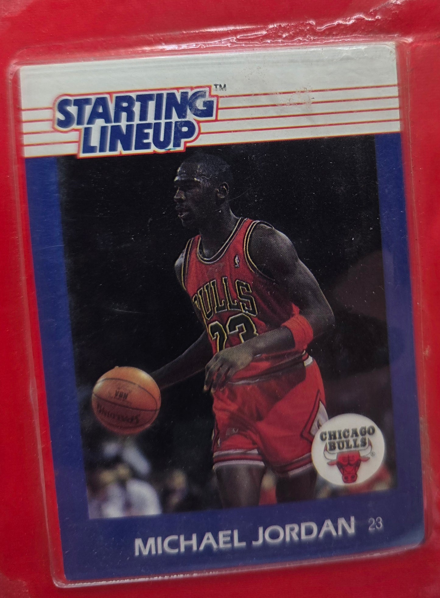 This is a Vintage 1988 Kenner Starting Lineup Michael Jordan