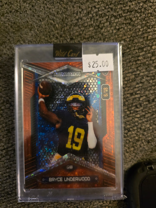 2024 wild Card Alumination Bryce Underwood 6/18