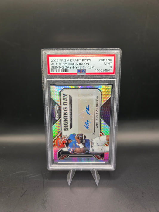 2023 Prizm Draft Picks Anthony Richardson Signing Day-Hyper Prizm #SDANR MINT 9