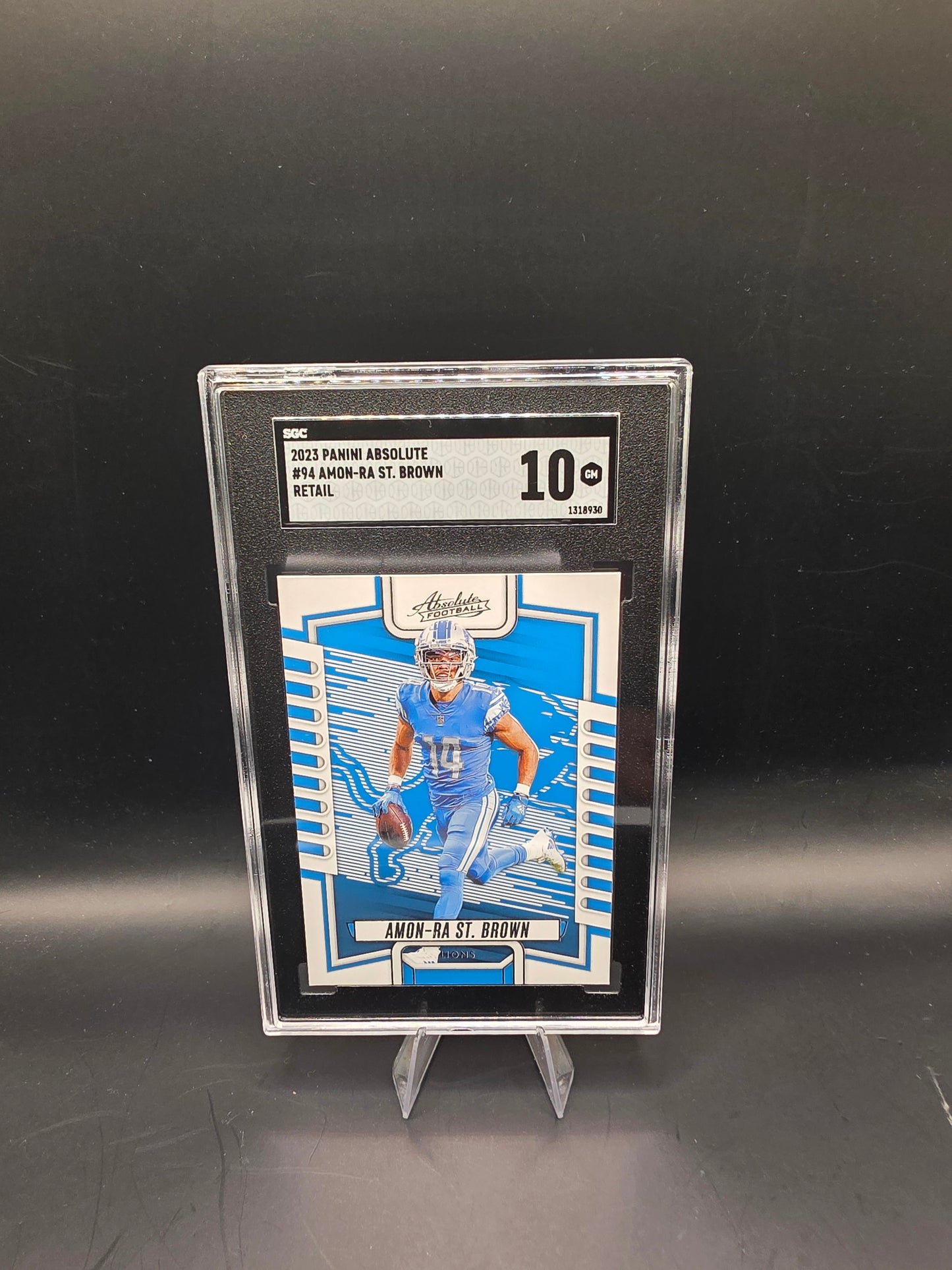 2023 Panini Absolute Amon-Ra St. Brown #94 SGC GEM MT 10