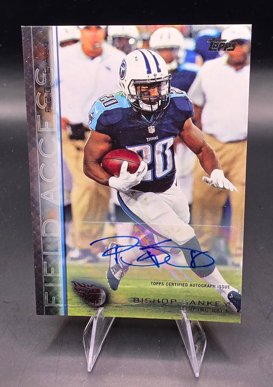 2015 Topps Certified Autograph Issue Field Access Bishop Sankey