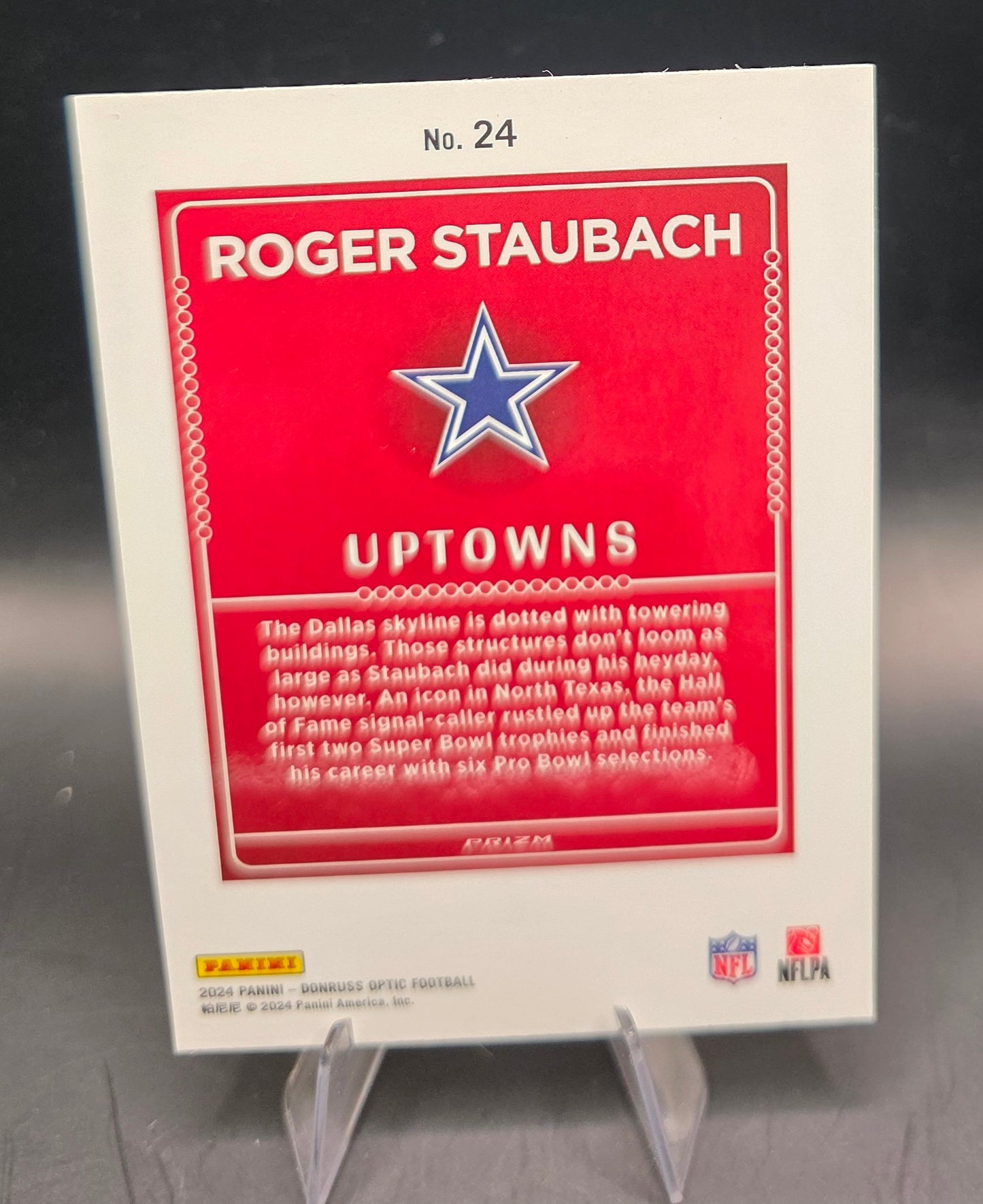 2024 Panini Donruss Optic Roger Staubach Uptown