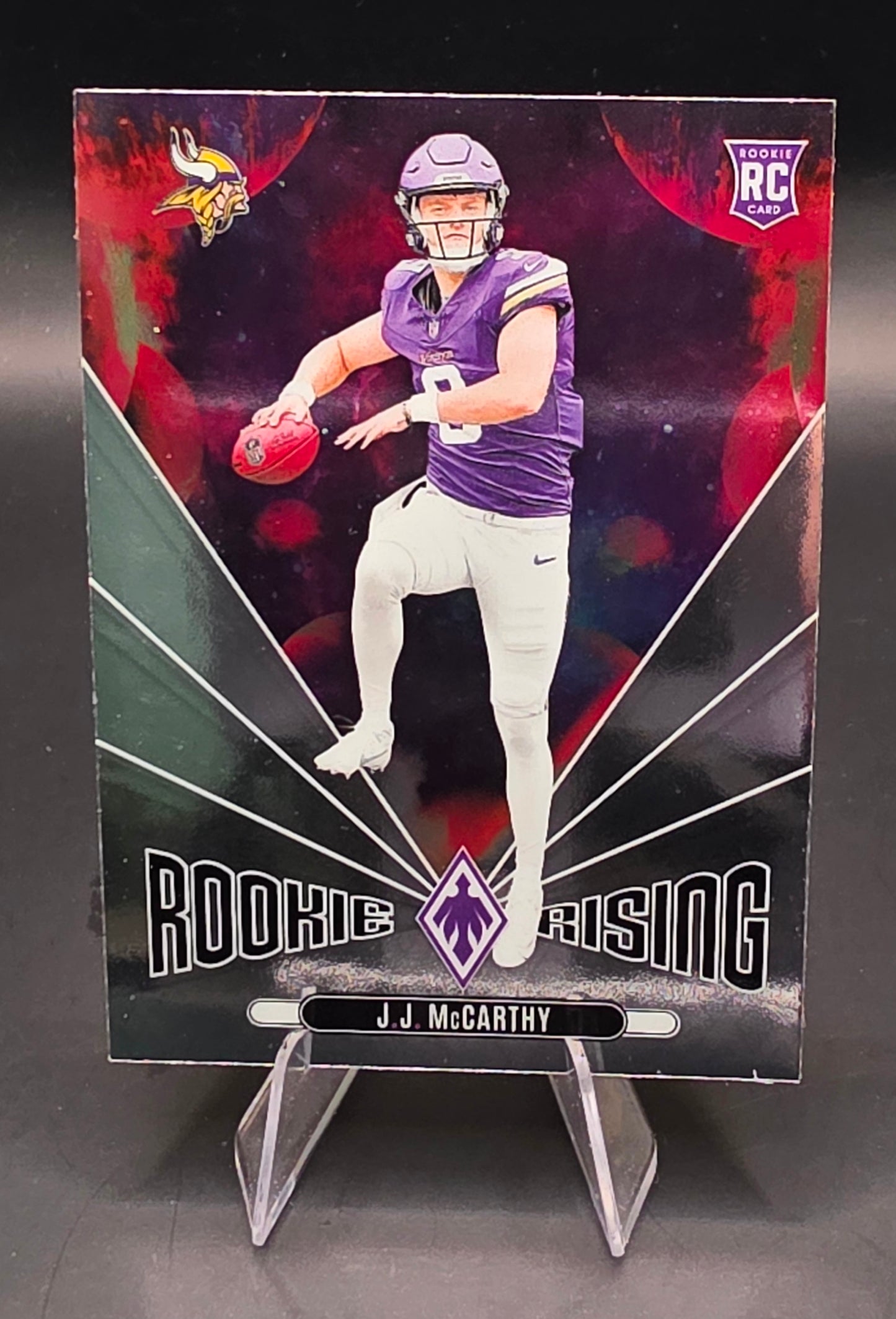 2024 Panini Phoenix Football JJ McCarthy Rookie Rising
