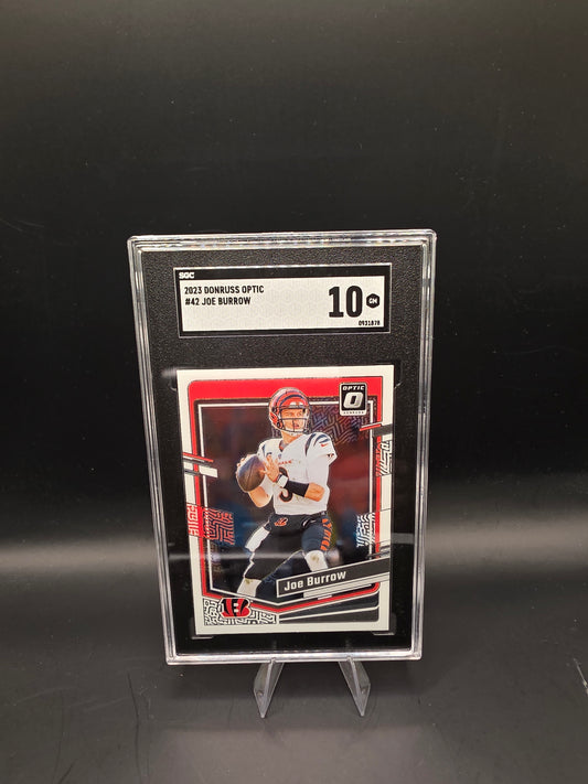 2023 Donruss Optic Joe Burrow #42 SGC GEM MT 10