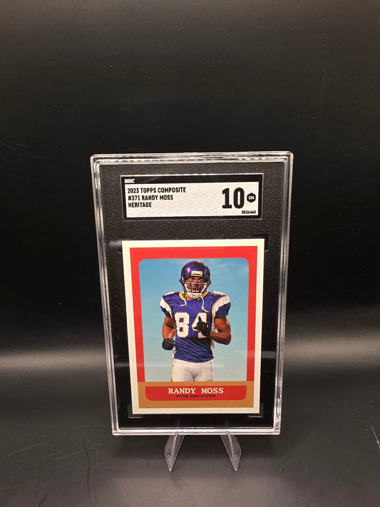 2023 Topps Composite Randy Moss #371 Heritage SGC GEM MT 10