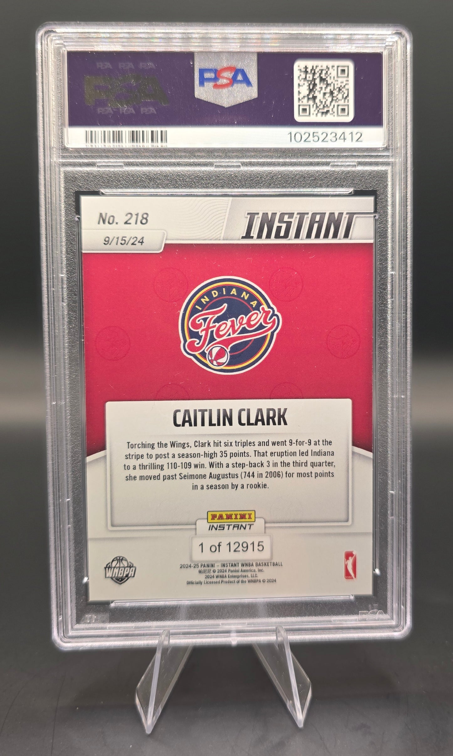 2024 Panini Instant WNBA #218 Caitlin Clark