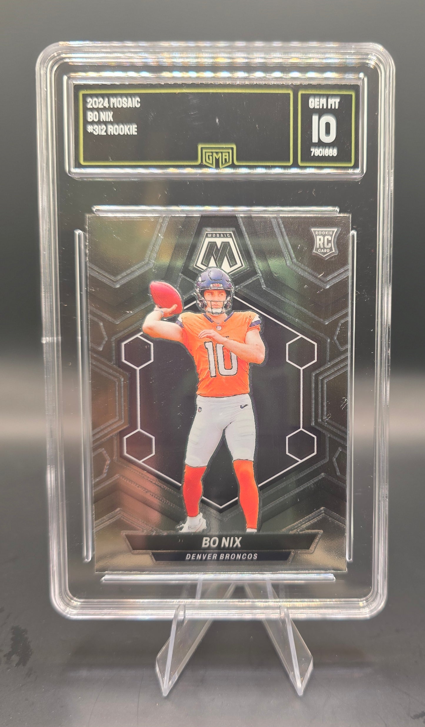 2024 Mosaic Bo Nix #312 Rookie