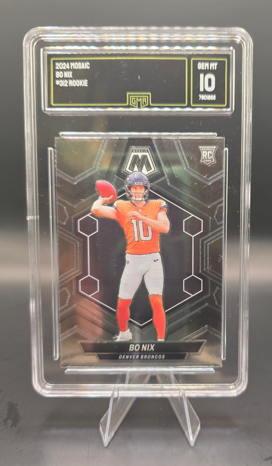 2024 Mosaic Bo Nix #312 Rookie